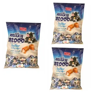تافی کره ای شیری میلکی مو شیرین عسل - 400 گرم بسته 3 عددی