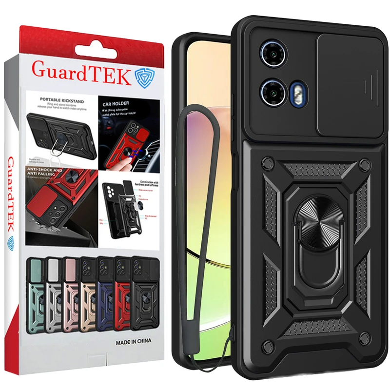 کاور گاردتک اساک مدل Dcamp2 Strap مناسب برای گوشی موبایل موتورولا moto G24 به همراه بندآویز