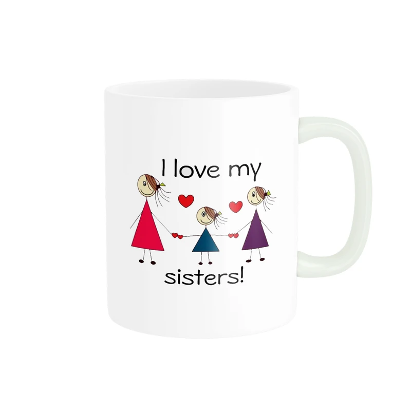 ماگ پاد آفرین مدل من عاشق خواهرهام هستم کد DKC1105