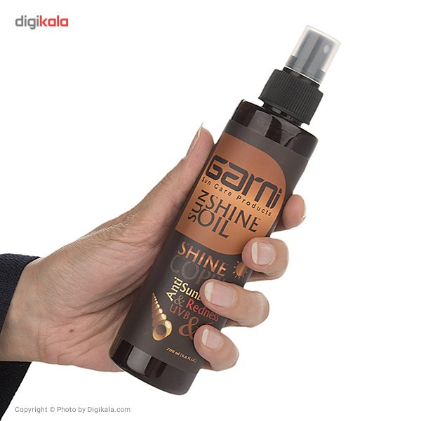 روغن برنز کننده گارنی مدل Shine Copper حجم 200 میلی لیتر