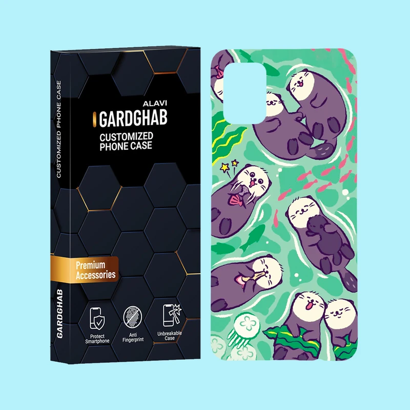 کاور گارد قاب علوی مدل حیوانات مناسب برای گوشی موبایل سامسونگ Galaxy A51 4G