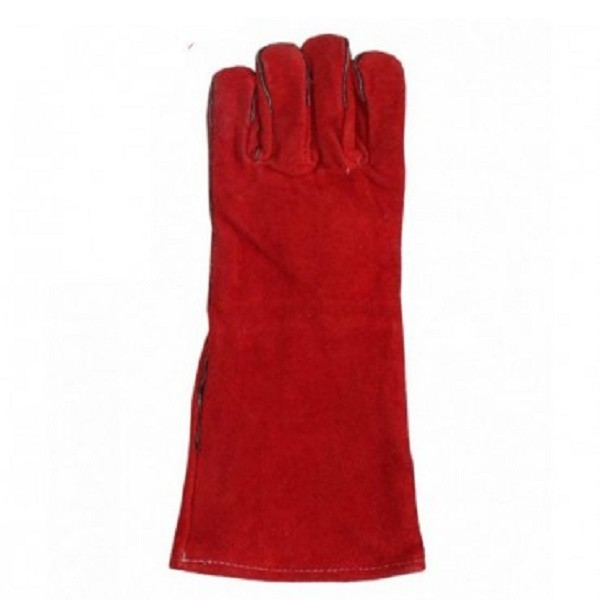 دستکش ایمنی مدل چرم ساق بلند