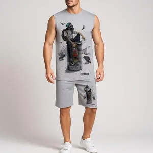 ست تاپ و شلوارک مردانه مدل پسرک N315