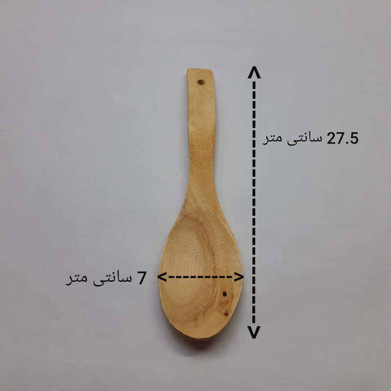 قاشق مدل چوبی کد 28