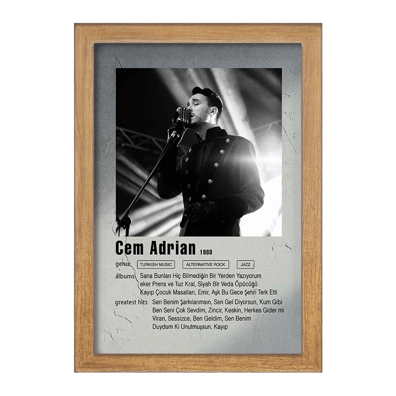 تابلو خندالو مدل جم آدریان (Cem Adrian)   کد F11239