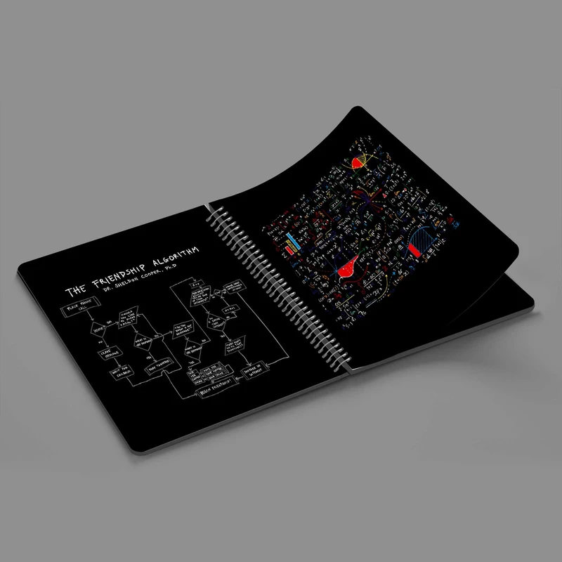 عکس شماره 12 : دفتر مستر راد مدل بلک ژورنال طرح ستاره کد black journal 1685