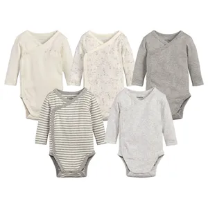 بادی آستین بلند نوزادی لوپیلو مدل IAN 291912 مجموعه 5 عددي