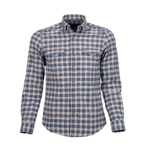 پیراهن آستین بلند مردانه امشاسپند مدل AM-Logic 