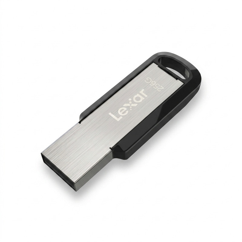 فلش مموری 256 گیگابایت لکسار مدل M400 با رابط USB 3.0، بدنه پلاستیک و آلومینیوم مقاوم در برابر اثر انگشت و لک