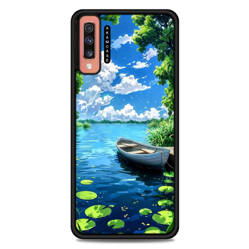 کاور آکام مدل AMC-WSGA70-NATURE-24 مناسب برای گوشی موبایل سامسونگ Galaxy A70