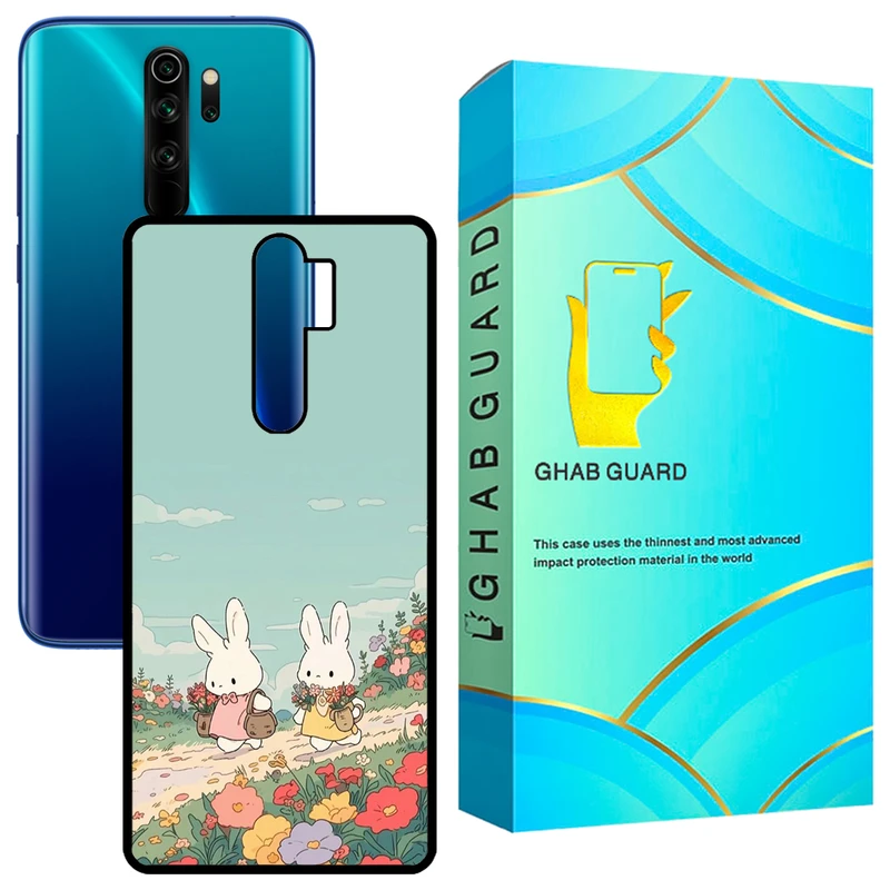 کاور قاب گارد طرح خرگوش مدل GCHPN8P مناسب برای گوشی موبایل شیائومی Redmi Note 8 Pro