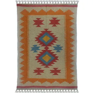 گلیم دستبافت یک متری کد pad 24118