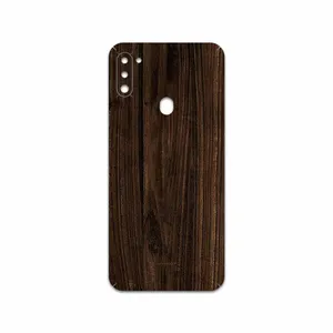 MAHOOT Dark Walnut Wood Cover Sticker for Samsung Galaxy A11