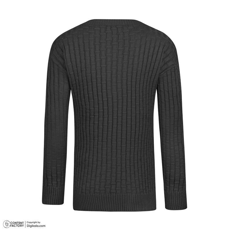 پلیور مردانه مدل آجری کد AJ-GERD-DUD رنگ ذغالی