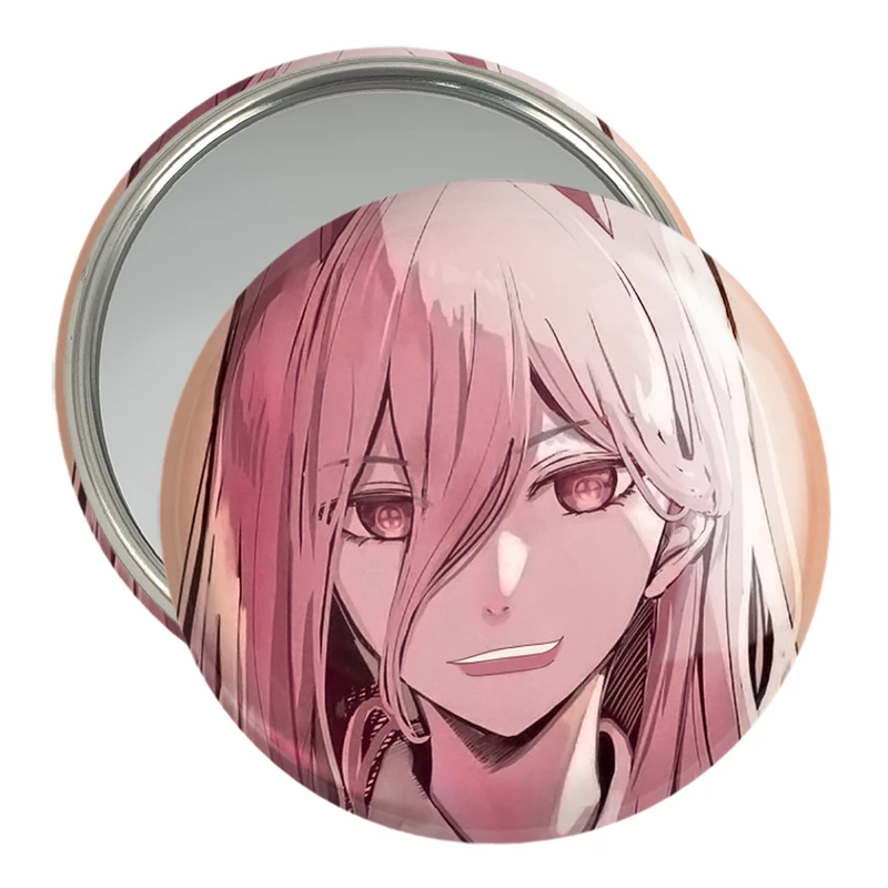 آینه جیبی خندالو مدل پاور انیمه مرد اره ای Chainsaw Man  کد 18006