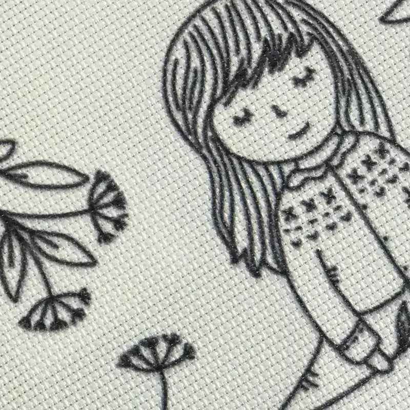 بسته آموزش گلدوزی مدل دختر پاییزی مجموعه 18 عددی