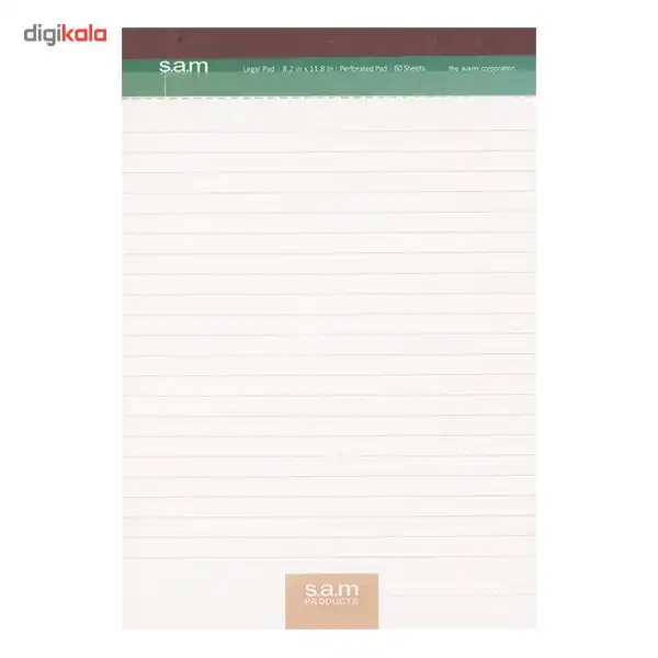 دفتر یادداشت 60 برگ سم طرح خط