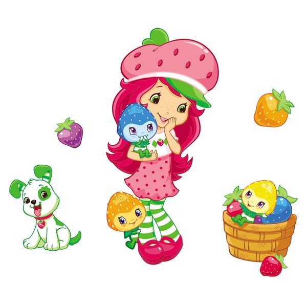 استیکر چوبی جیک جیک مدل Strawberry Shortcake Girl استیکر چوبی جیک جیک مدل Strawberry Shortcake Girl