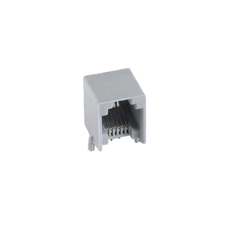 کانکتور 1 به 2 مادگی تلفن مدل 6P6C-RJ12-Right.Angle کانکتور 1 به 2 مادگی تلفن مدل 6P6C-RJ12-Right.Angle