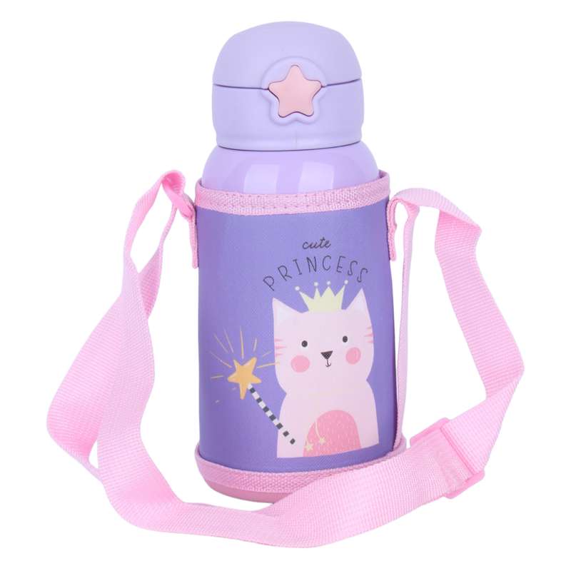 فلاسک کودک مدل دو حالته طرح حیوانات گنجایش 550 میلی لیتر