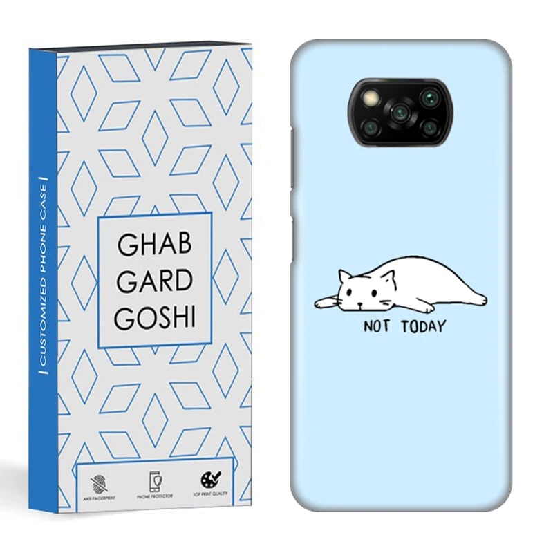 کاور قاب گارد گوشی طرح گربه خسته کد DIMO-002 مناسب برای گوشی موبایل شیائومی POCO X3