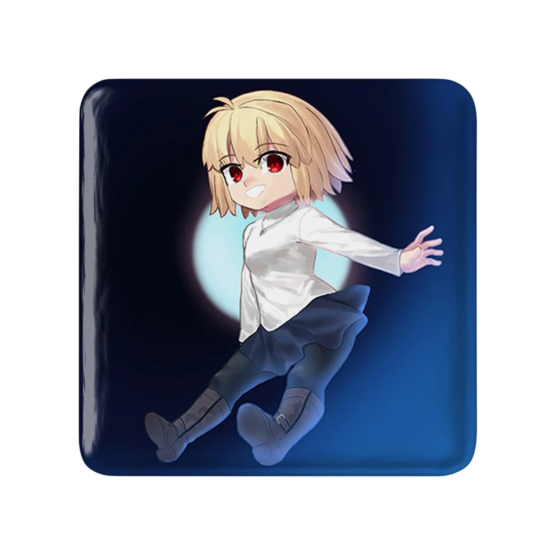 مگنت خندالو طرح بازی تسوکی هیمه‌ (Tsukihime) مدل مربعی کد 34527