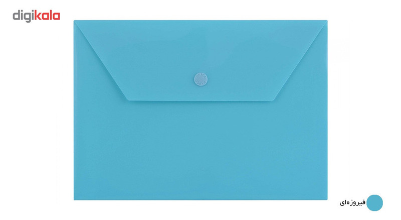 پوشه دکمه دار پاپکو کد B5-ClearM سایز A5