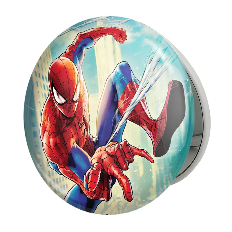 آینه جیبی خندالو طرح مرد عنکبوتی Spider Man مدل تاشو کد 2377 