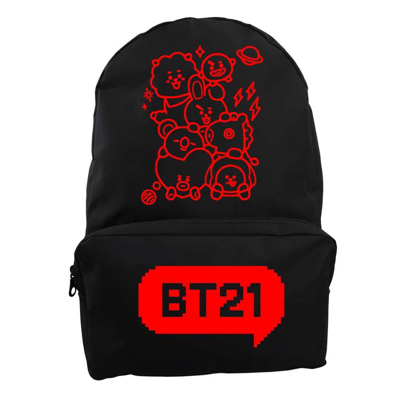 کوله پشتی مدل گروه موسیقی BTS BT21 کد KP-006