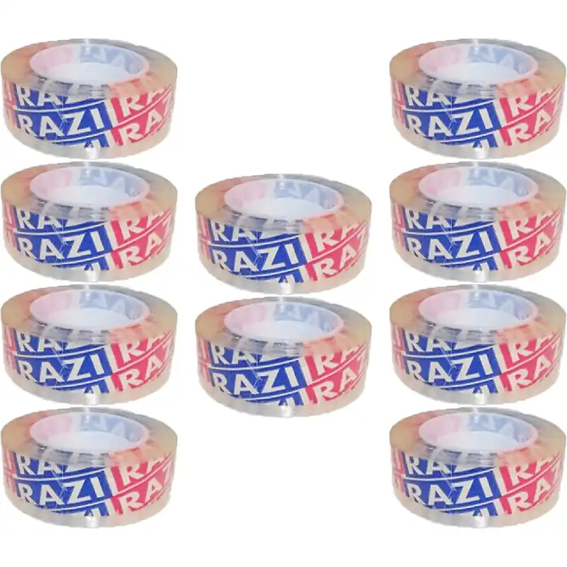 چسب نواری رازی کد 13 عرض 1.8 سانتی متر بسته 20 عددی