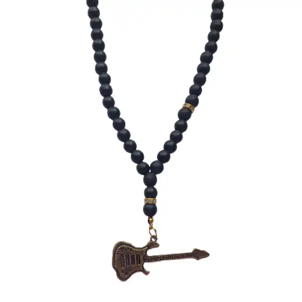 گردنبند مردانه مدل گیتار کد NC017