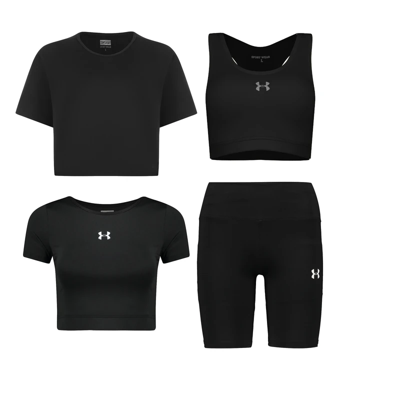 ست چهار تکه لباس ورزشی زنانه مدل 1801-66-69-56