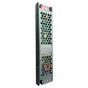 منبع تغذیه سوئیچینگ 24 ولت 16.5 آمپر مدل E-400-24 مناسب برای سیستم‌های اتوماسیون و تجهیزات مخابراتی و شبکه