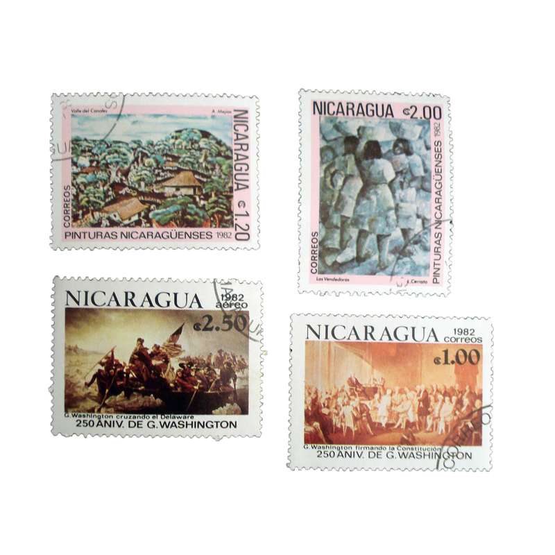 تمبر یادگاری مدل ملل کد DS1653 مجموعه 4 عددی