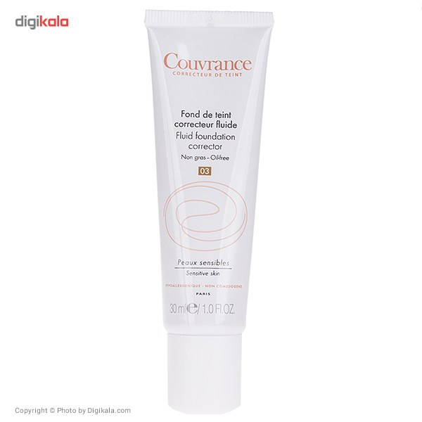 کرم پودر اون سری Courvrance مدل Beige شماره 03 حجم 30 میلی لیتر