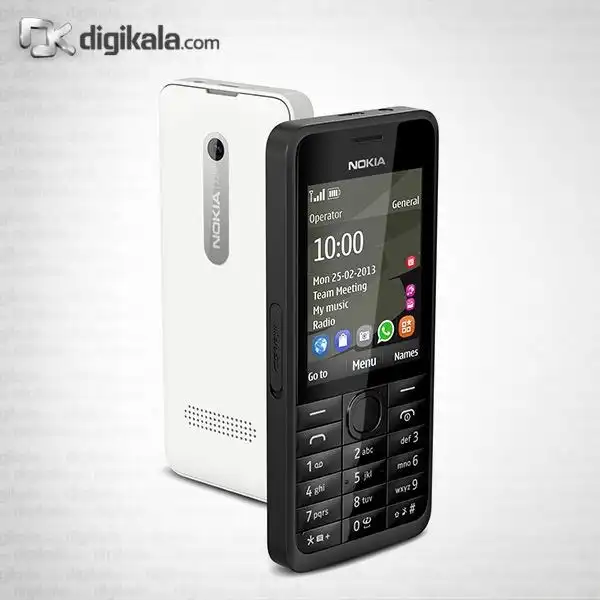 گوشی موبایل نوکیا 301 دو سیم کارت