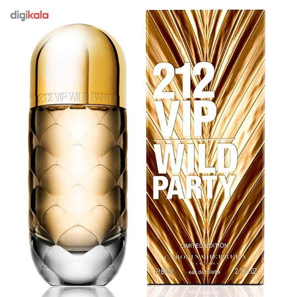 ادو تویلت زنانه کارولینا هررا مدل 212 VIP Wild Party حجم 80 میلی لیتر -  - 2