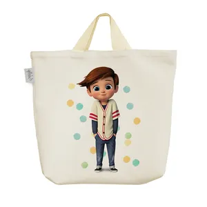 ساک خرید خندالو مدل تیم تمپلتون انیمیشن بچه رئیس کد 785