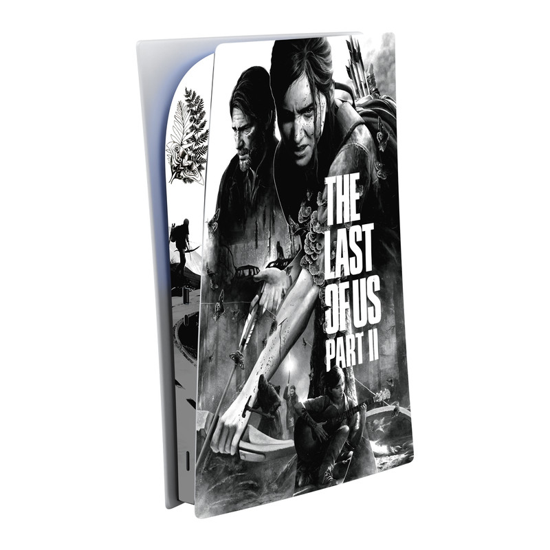برچسب کنسول بازی PlayStation 5 اس ای گییرز طرح The Last of Us Part II 02 مدل دیجیتال
