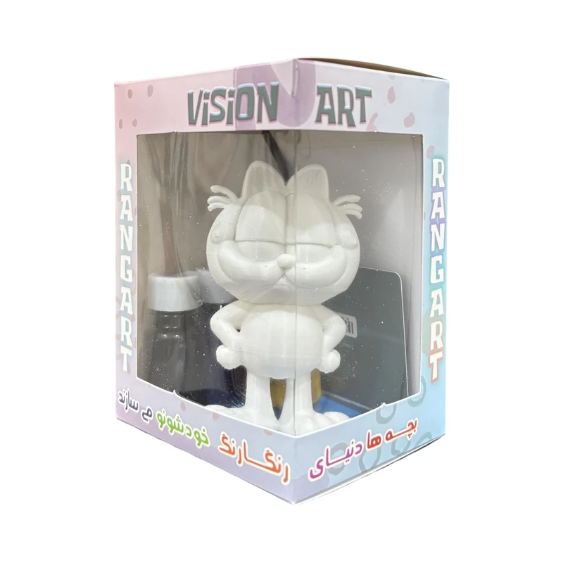 بازی آموزشی رنگ آمیزی رنگارت مدل عروسک گارفیلد