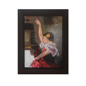 تابلو نقاشی رنگ و روغن مدل چهره