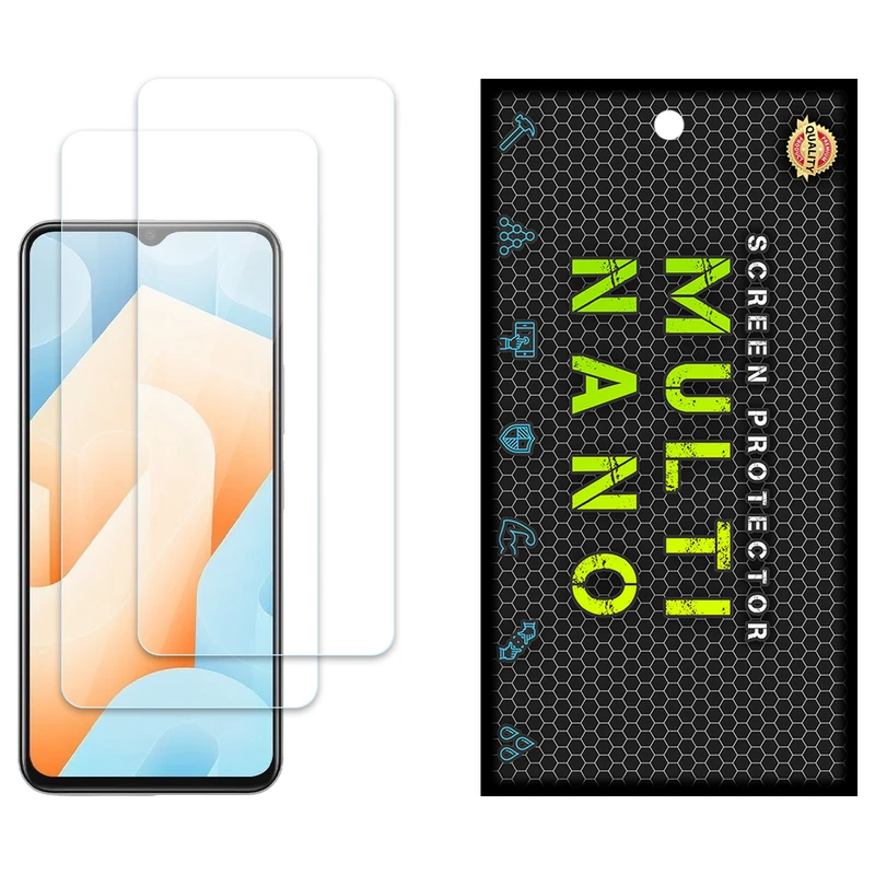 محافظ صفحه نمایش مولتی نانو مدل X-S2N مناسب برای گوشی موبایل ویوو iQOO U5e بسته دو عددی