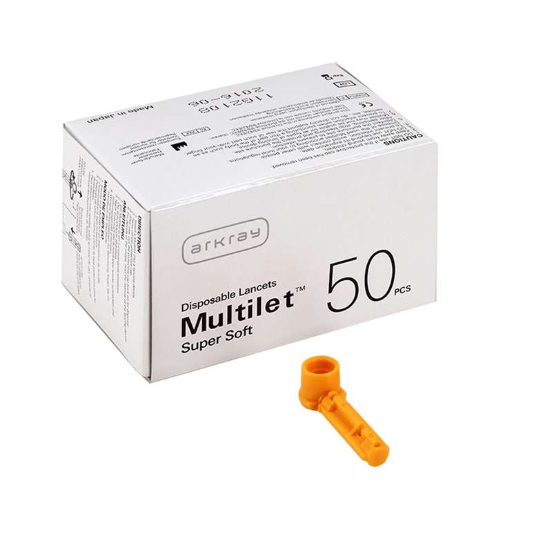سوزن تست قند خون آرکری مدل Multilet Super Soft بسته 50 عددی