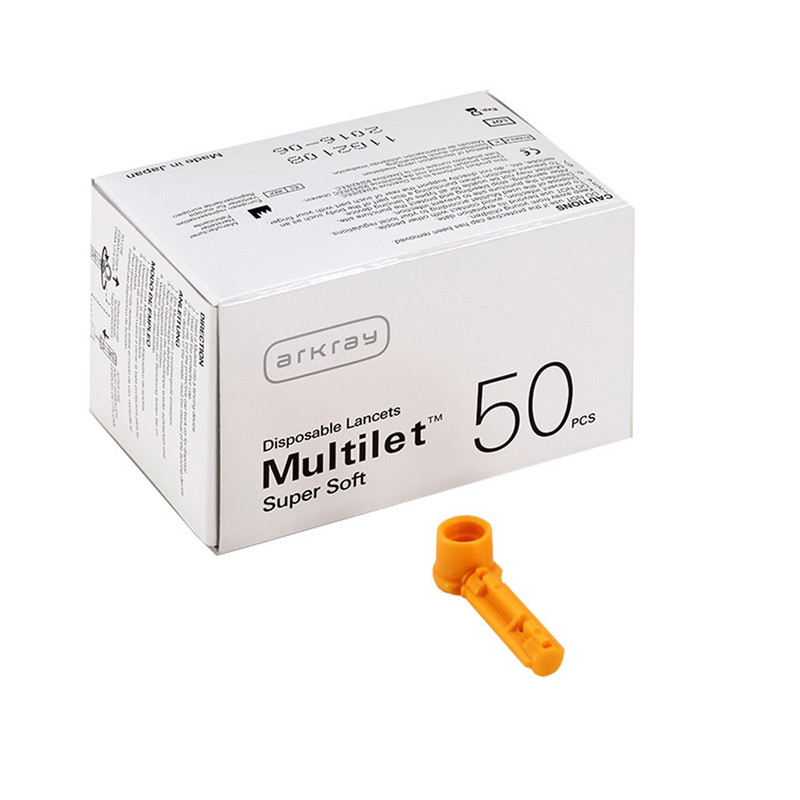 سوزن تست قند خون آرکری مدل Multilet Super Soft بسته 50 عددی