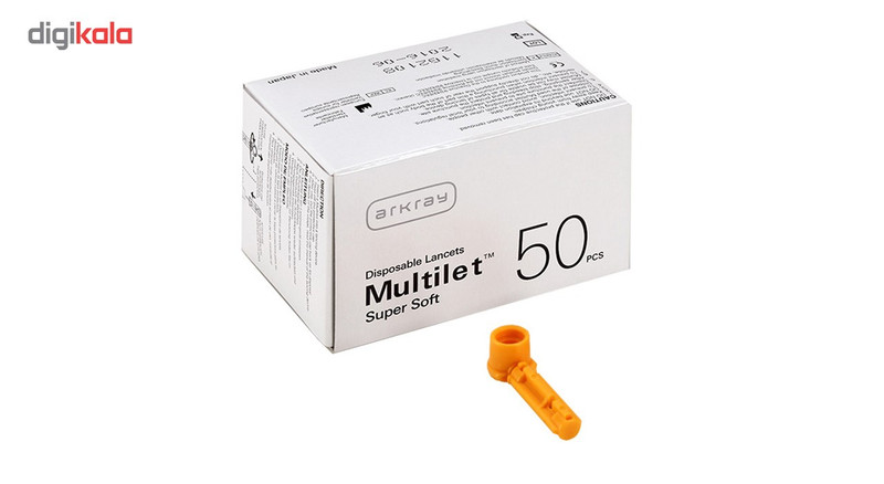 سوزن تست قند خون آرکری مدل Multilet Super Soft بسته 50 عددی