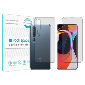 Rockspace transparent screen protector HyGEL model suitable for Xiaomi Mi 10 mobile phone with back protector