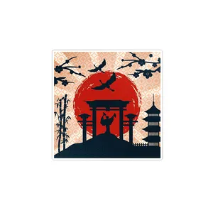     استیکر لپ تاپ ویندی دیزاین طرح ژاپن مدل 1514