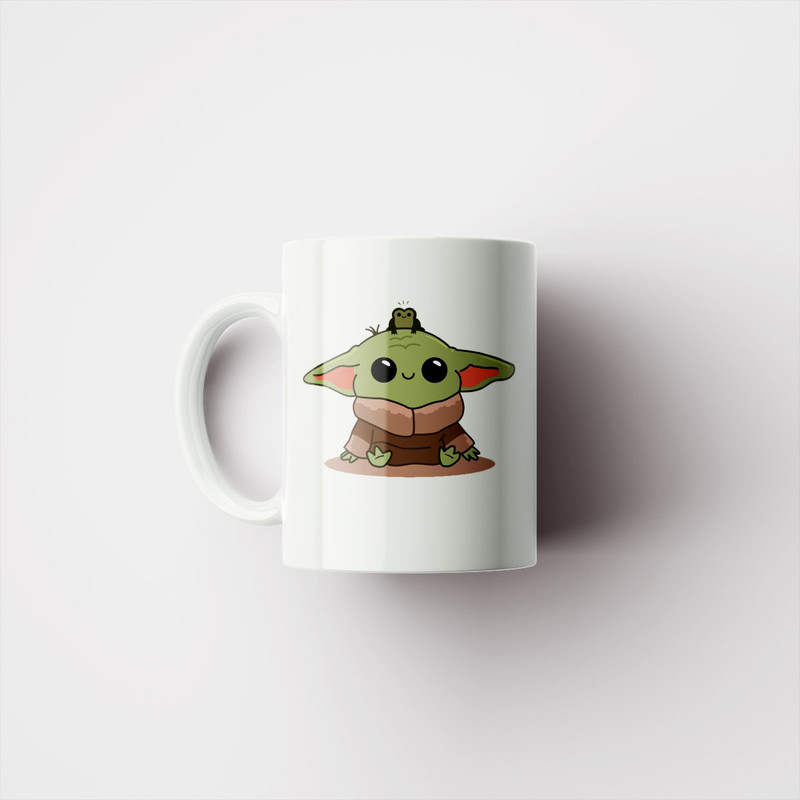 ماگ طرح بیبی یودا کد 23