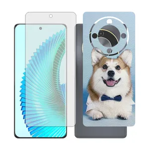 Glass together model matte screen protector suitable for Honor X9b mobile phone with back cover sticker