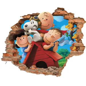 Zhivar Snoopy and Friends 3D Wall Sticker